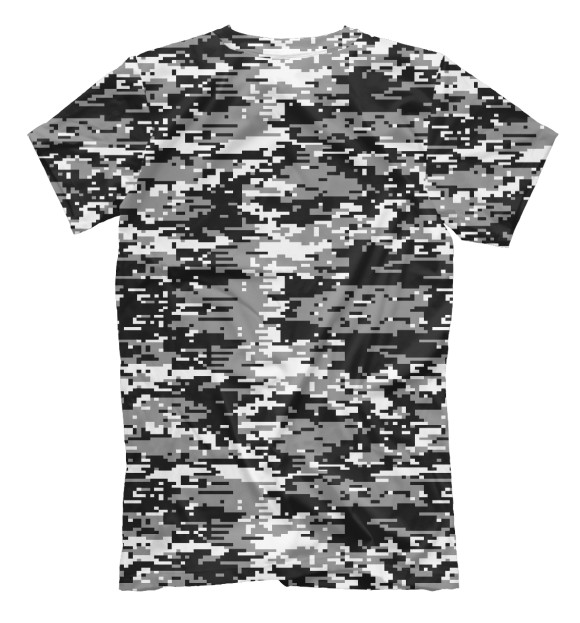 Мужская футболка с изображением Run цвета Белый