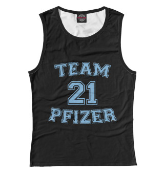 Женская майка Team Pfizer