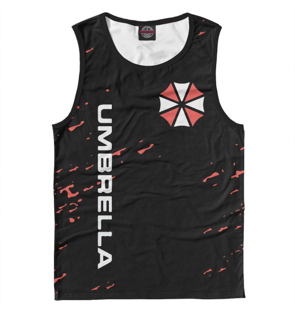 Мужская майка с изображением Resident Evil цвета Белый