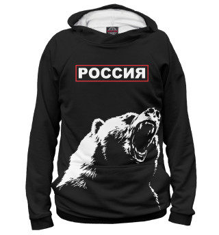 Худи для девочки Русский медведь и герб