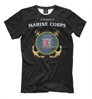 Мужская футболка Luxembourg Marine Corps