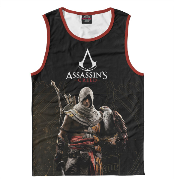 Майка для мальчика с изображением Assassin's creed цвета Белый