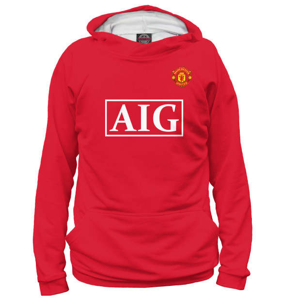 Мужское худи с изображением Ronaldo цвета Белый