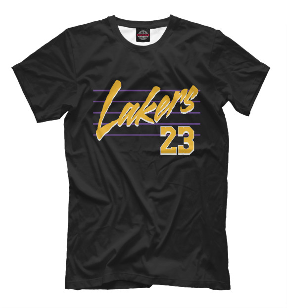 Футболка для мальчиков с изображением Lakers 23 цвета Белый