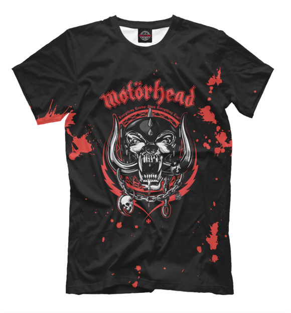 Футболка для мальчиков с изображением Motorhead цвета Белый