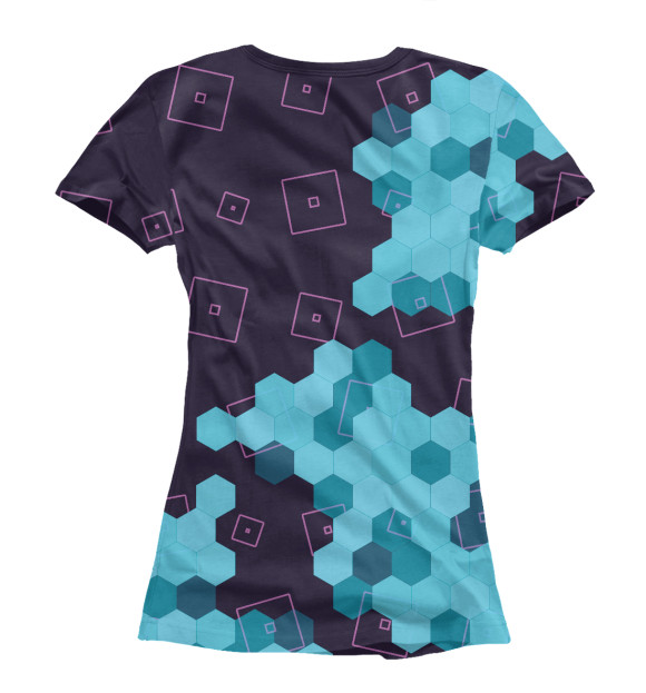 Футболка для девочек с изображением Roblox / Роблокс цвета Белый