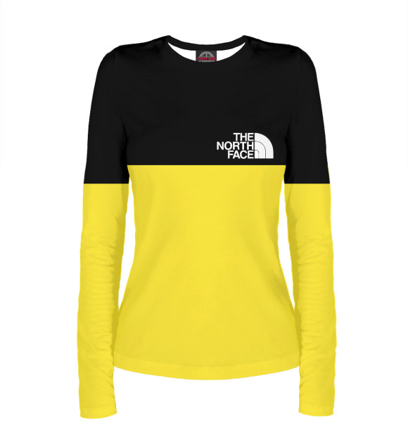 Женский лонгслив с изображением The North Face цвета Белый