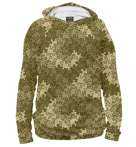 Женское худи с изображением Beach Helix цвета Белый