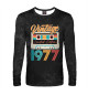 Мужской лонгслив Vintage 1977 Awesome