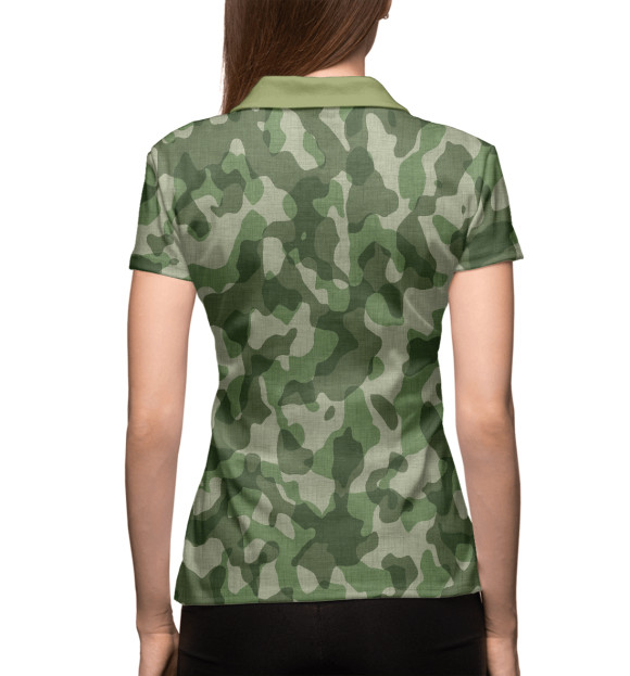 Женское поло с изображением ЕСЛИ НЕ МЫ, ТО НЕ МЫ цвета Белый