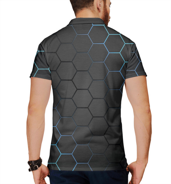 Мужское поло с притом Crysis цвета Белый Мужское поло с изображением Crysis цвета Белый