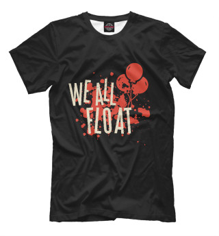 Мужская футболка We all float