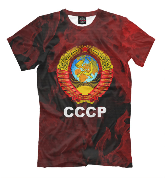 Мужская футболка с изображением СССР цвета Белый