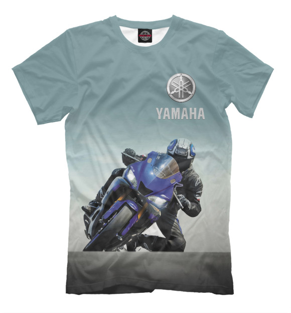 Футболка для мальчиков с изображением Yamaha цвета Белый