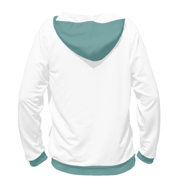 Женское худи с изображением Pandemia shirt цвета Белый