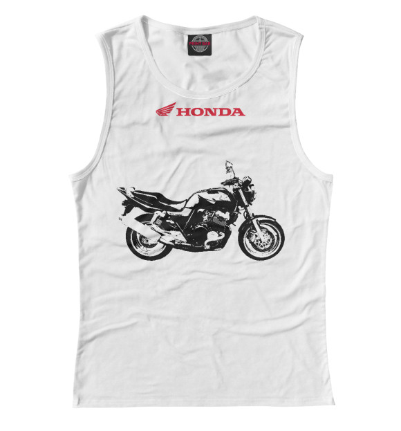 Майка для девочки с изображением CB400 цвета Белый