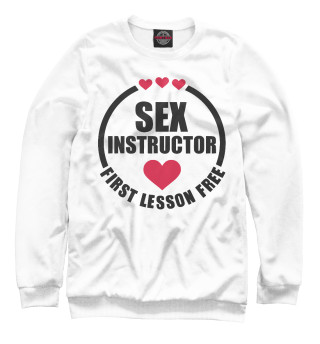Свитшот для мальчиков SEX INSTRUCTOR