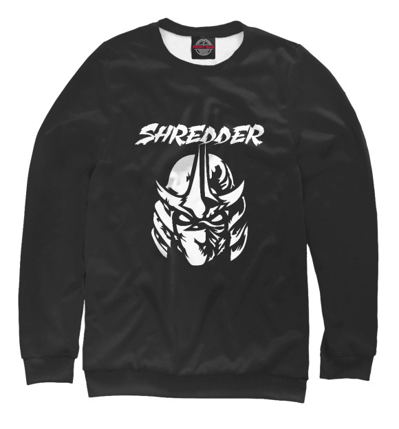 Свитшот для девочек с изображением Shredder цвета Белый