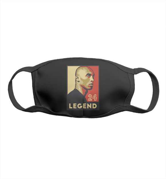 Маска тканевая с изображением Kobe - Legend цвета Белый