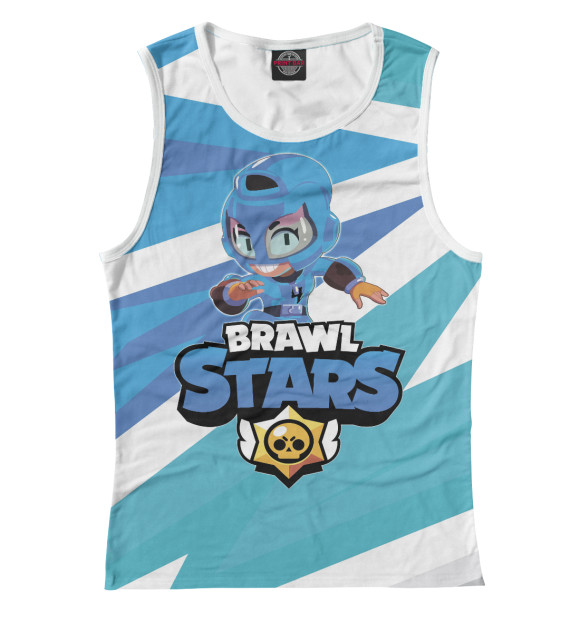 Женская майка с изображением Max цвета Белый