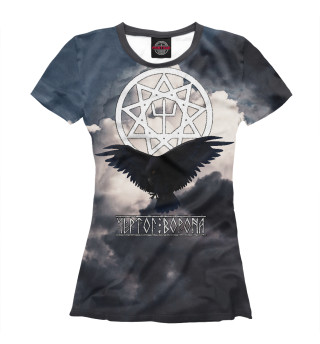 Женская футболка Славянский Чертог Ворона