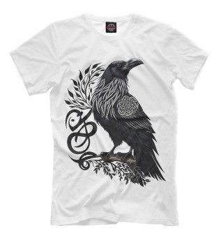 Мужская футболка Славянский ворон в кельтском стиле