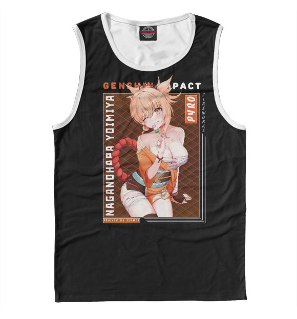 Майка для мальчика с изображением Ёимия, Genshin Impact цвета Белый