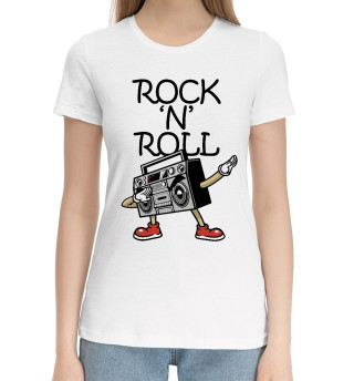 Хлопковая футболка для девочек Rock 'n' roll dab