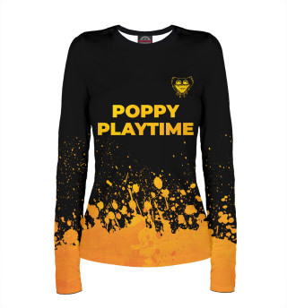 Женский лонгслив Poppy Playtime Gold Gradient