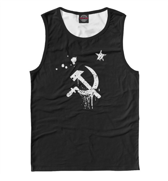 Майка для мальчика с изображением СССР цвета Белый