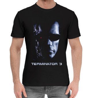 Мужская хлопковая футболка Терминатор 3