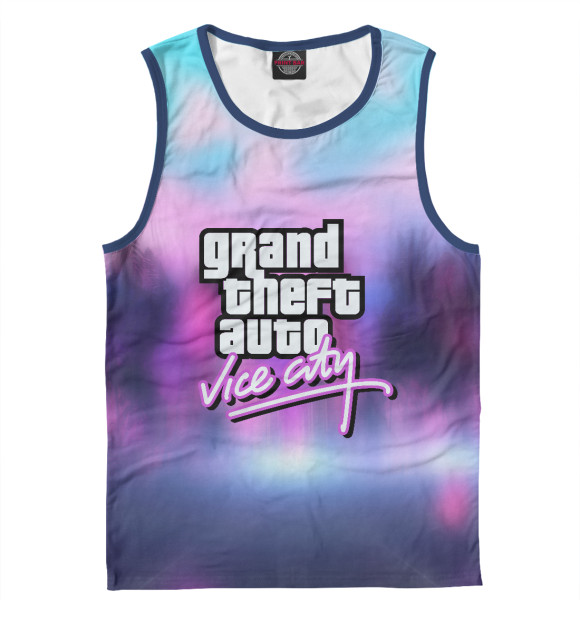 Майка для мальчика с изображением GTA Vice City цвета Белый