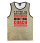 Мужская майка Muay Thai Coach Fighter
