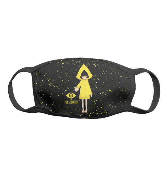 Маска тканевая с притом Little Nightmares Sixth цвета Белый Маска тканевая с изображением Little Nightmares Sixth цвета Белый