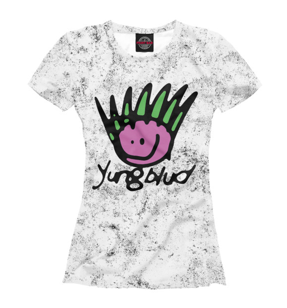 Футболка для девочек с изображением Yungblud цвета Белый