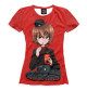 Футболка для девочек Girls und Panzer