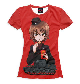 Женская футболка Girls und Panzer