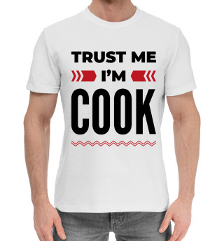 Хлопковая футболка для мальчиков Trust me - I'm Cook