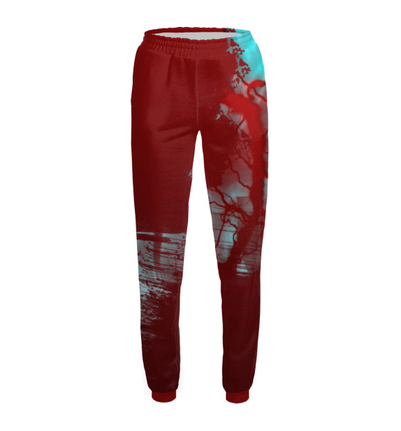 Женские спортивные штаны с притом Linkin Park цвета Белый Женские спортивные штаны с изображением Linkin Park цвета Белый