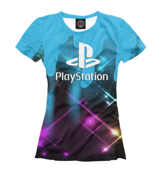 Женская футболка Playstation
