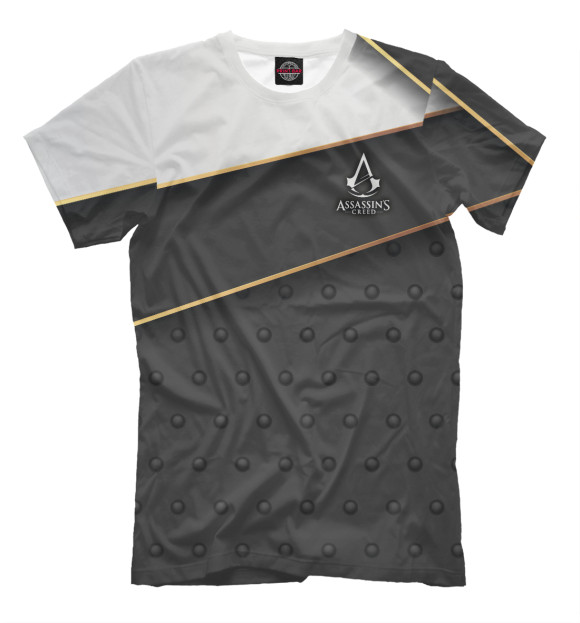 Мужская футболка с изображением Assassins Creed цвета Белый
