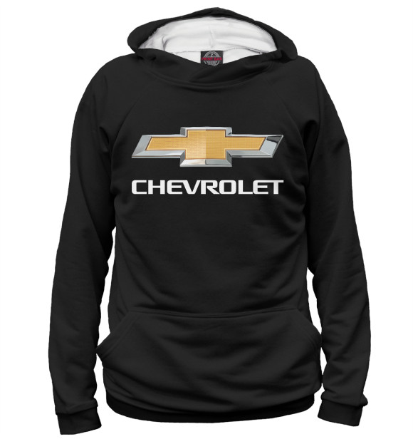 Женское худи с изображением Chevrolet цвета Белый