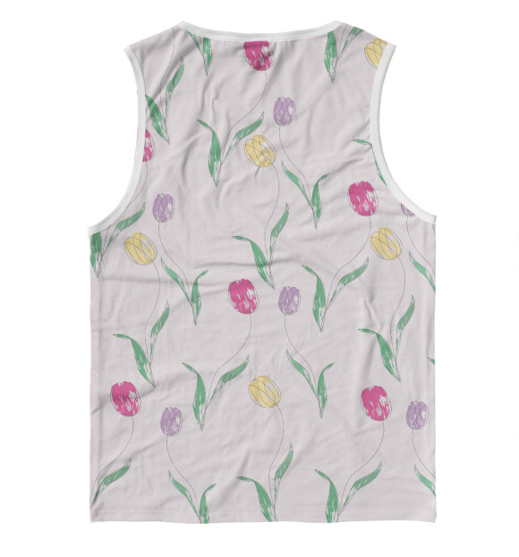 Майка для мальчика с изображением Цвета весны цвета Белый