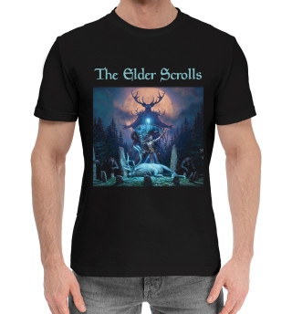 Мужская хлопковая футболка The elder scrolls