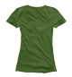 Женская футболка Тыква зеленая