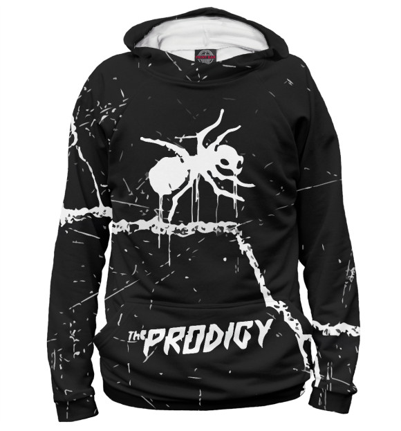 Женское худи с изображением The Prodigy цвета Белый