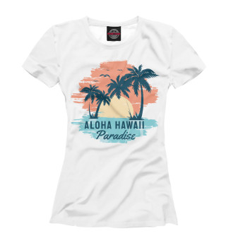 Женская футболка Aloha Hawaii