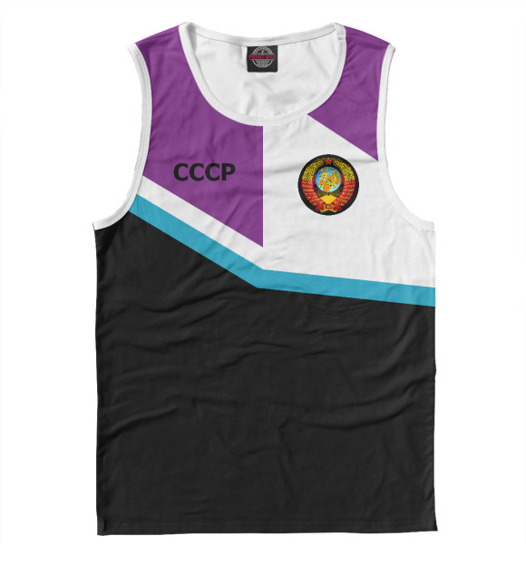 Майка для мальчика с изображением СССР цвета Белый