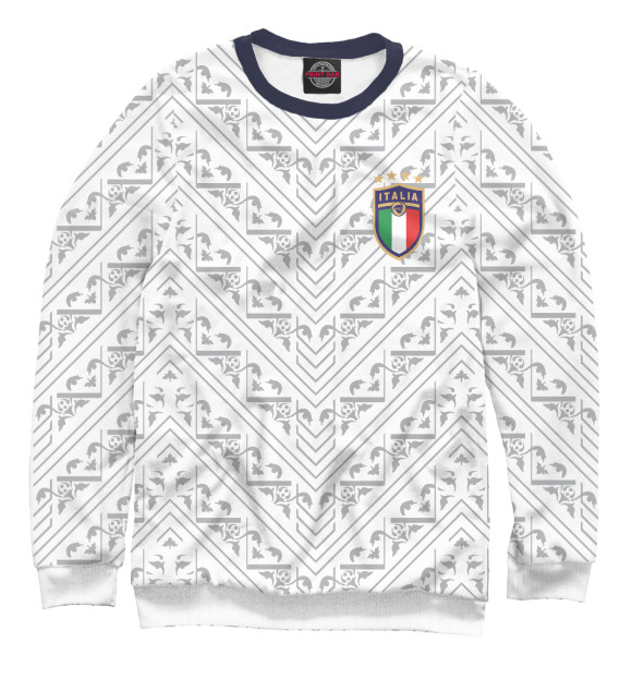 Свитшот для мальчиков с изображением Италия форма 2020 цвета Белый