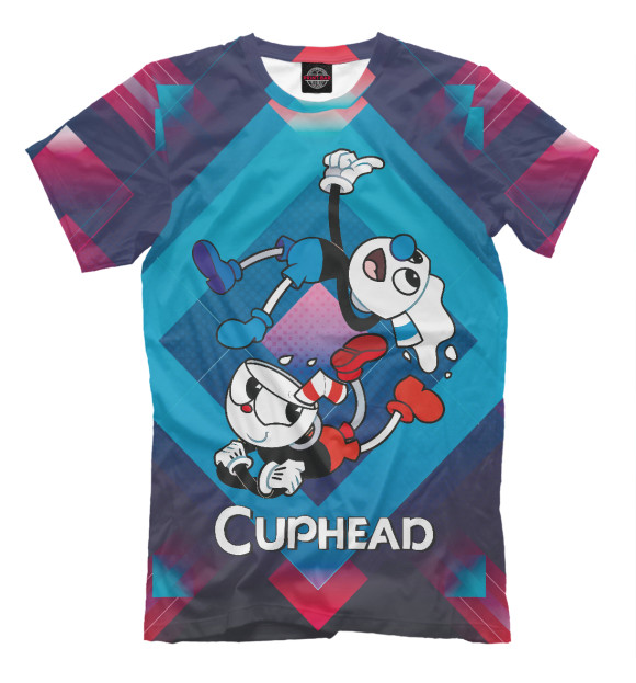 Футболка для мальчиков с изображением Cuphead чашечки цвета Белый
